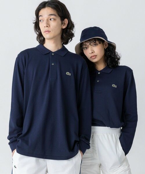 LACOSTE / ラコステ ポロシャツ | オリジナルフィット 長袖 ポロシャツ（ネイビー）