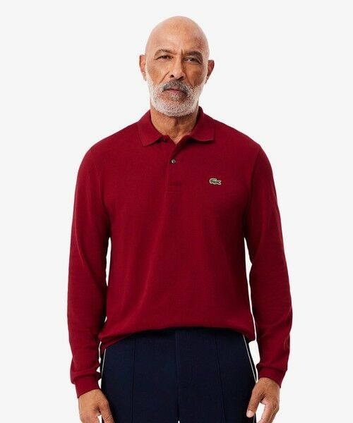 LACOSTE / ラコステ ポロシャツ | オリジナルフィット 長袖 ポロシャツ（ボルドー）