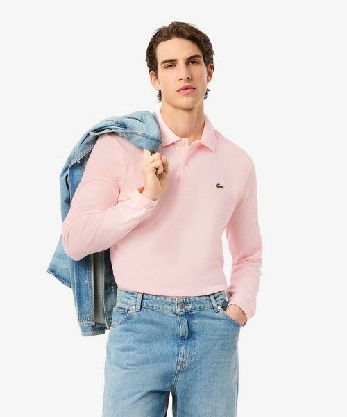 LACOSTE / ラコステ ポロシャツ | オリジナルフィット 長袖 ポロシャツ（ライトピンク）