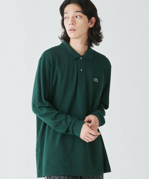 LACOSTE / ラコステ ポロシャツ | オリジナルフィット 長袖 ポロシャツ（ダークグリーン）