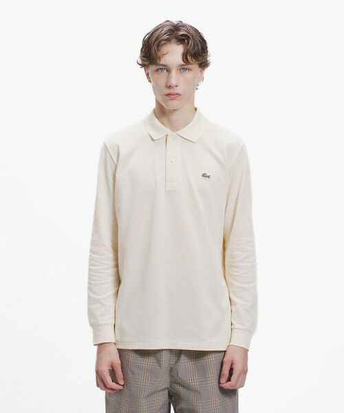 LACOSTE / ラコステ ポロシャツ | オリジナルフィット 長袖 ポロシャツ(アイボリー)