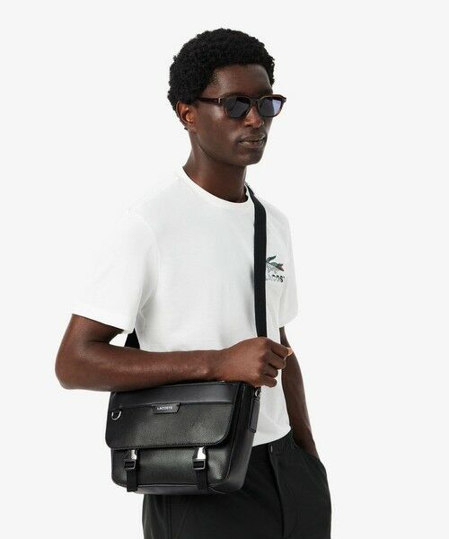 LACOSTE / ラコステ ショルダーバッグ | オシアン レザーフラップ ショルダーバッグ | 詳細6