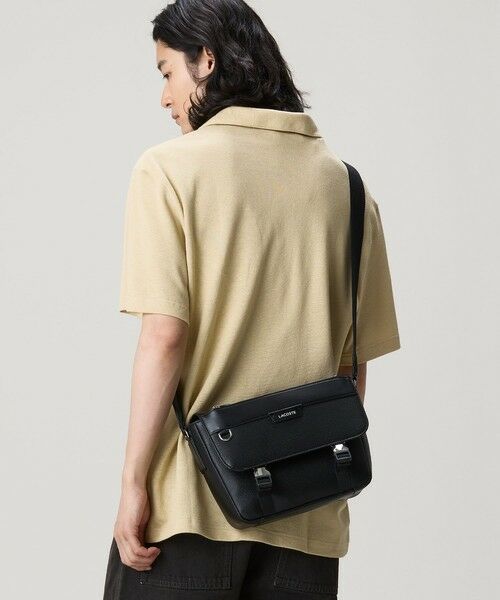 LACOSTE / ラコステ ショルダーバッグ | オシアン レザーフラップ ショルダーバッグ | 詳細2