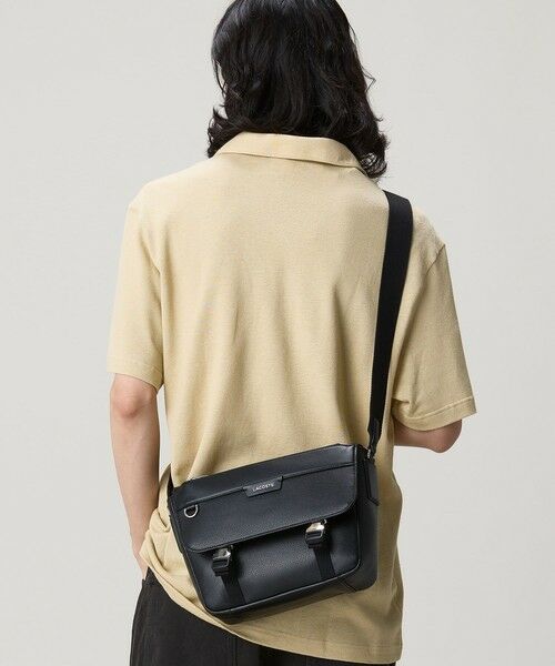 LACOSTE / ラコステ ショルダーバッグ | オシアン レザーフラップ ショルダーバッグ | 詳細3