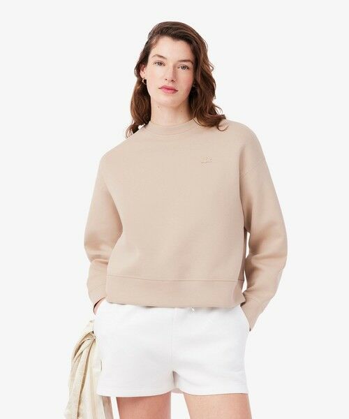 LACOSTE / ラコステ スウェット | オーバーサイズダブルフェイスジャージ クルーネックスウェットシャツ | 詳細5