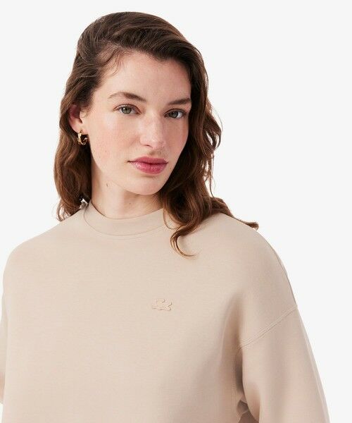 LACOSTE / ラコステ スウェット | オーバーサイズダブルフェイスジャージ クルーネックスウェットシャツ | 詳細6