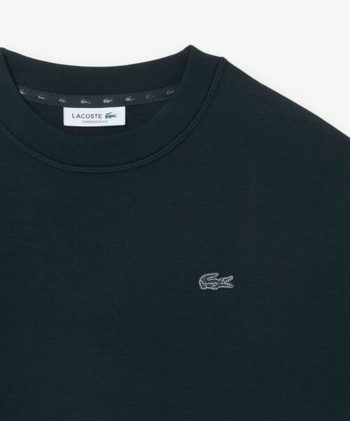 LACOSTE / ラコステ スウェット | オーバーサイズダブルフェイスジャージ クルーネックスウェットシャツ | 詳細11