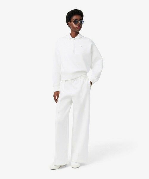 LACOSTE / ラコステ チノ・ワークパンツ | ワイドレッグ スムーススウェットトラックパンツ / プリーツワイドパンツ | 詳細1
