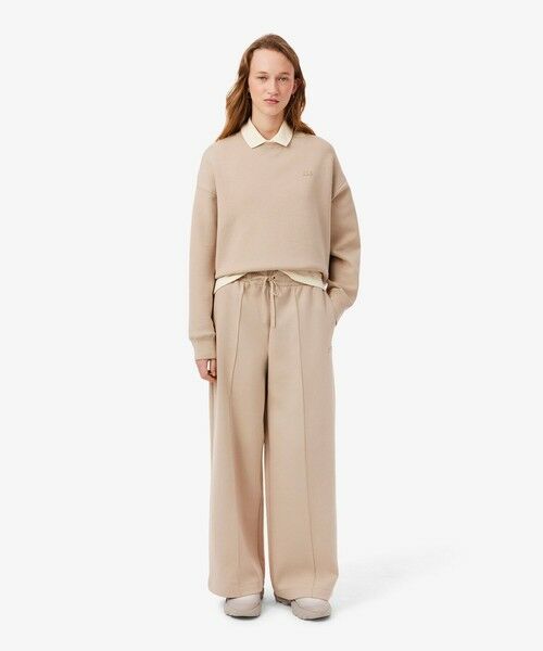 LACOSTE / ラコステ チノ・ワークパンツ | ワイドレッグ スムーススウェットトラックパンツ / プリーツワイドパンツ | 詳細9