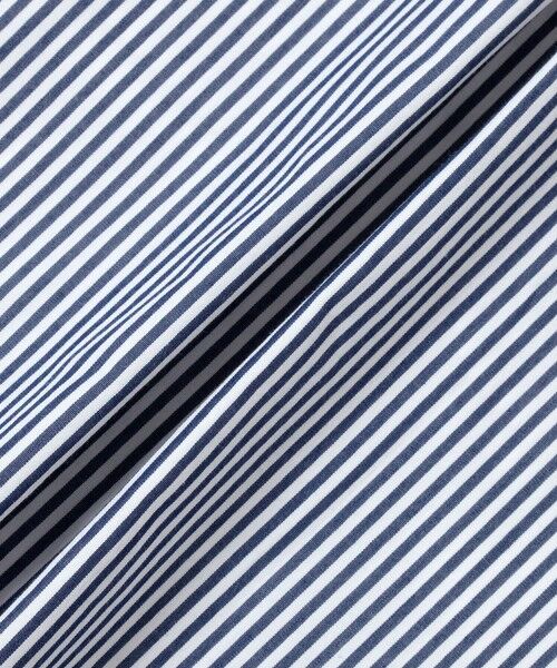 LACOSTE / ラコステ シャツ・ブラウス | ダブルポケット クロップド丈 ストライプシャツ | 詳細12