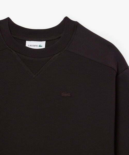 LACOSTE / ラコステ ロング・マキシ丈ワンピース | プリーツスカート切り替えスウェットドレス | 詳細1