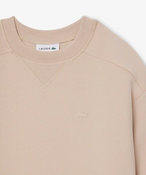 LACOSTE / ラコステ ロング・マキシ丈ワンピース | プリーツスカート切り替えスウェットドレス | 詳細3