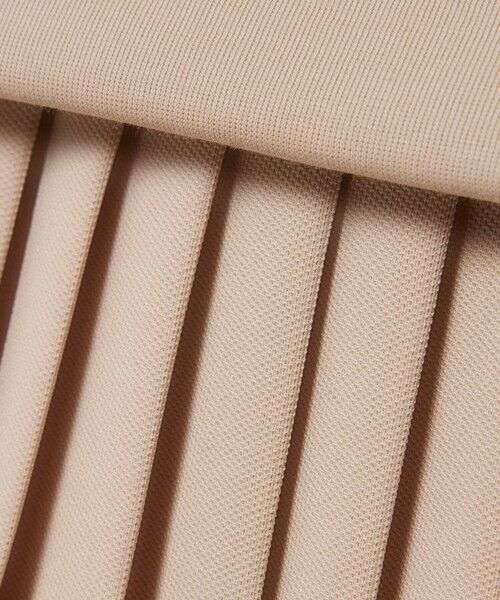 LACOSTE / ラコステ ロング・マキシ丈ワンピース | プリーツスカート切り替えスウェットドレス | 詳細4