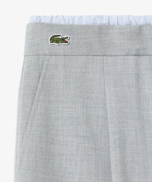LACOSTE / ラコステ その他パンツ | レイヤードウエストタックワイドスラックスパンツ | 詳細16