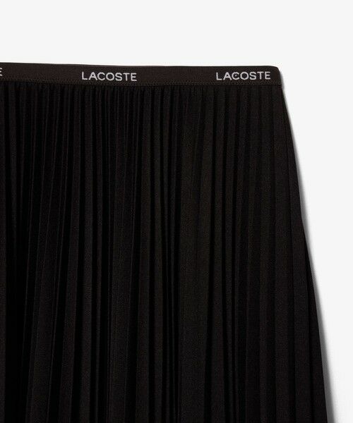 LACOSTE / ラコステ ロング・マキシ丈スカート | ネームジャカード ウエストプリーツロングスカート | 詳細14