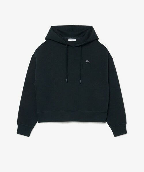 LACOSTE / ラコステ パーカー | オーバーサイズダブルフェイススェットフーディー（ダークグリーン）