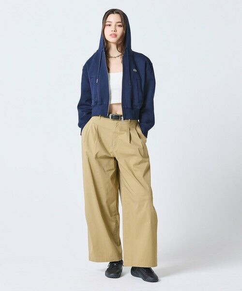 LACOSTE / ラコステ パーカー | ダブルフェイスジャージジップフーディー | 詳細6