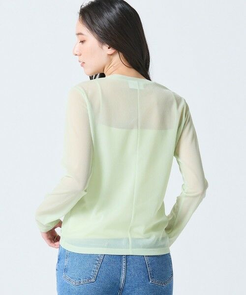 LACOSTE / ラコステ Tシャツ | レイヤードシアートップス キャミソール付き | 詳細18