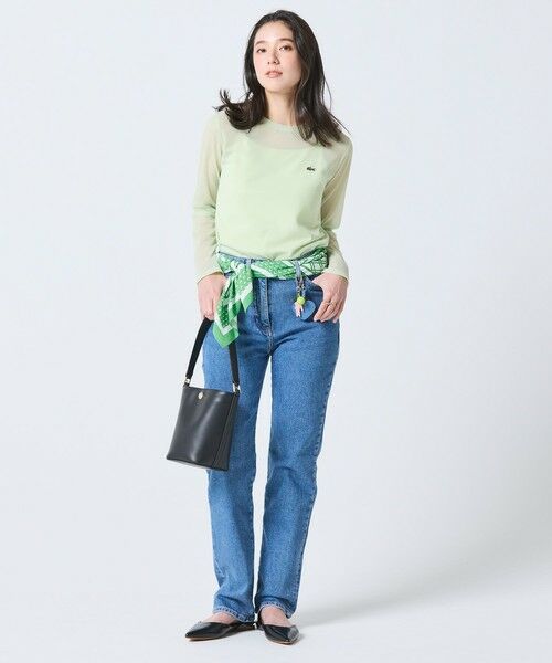 LACOSTE / ラコステ Tシャツ | レイヤードシアートップス キャミソール付き | 詳細19