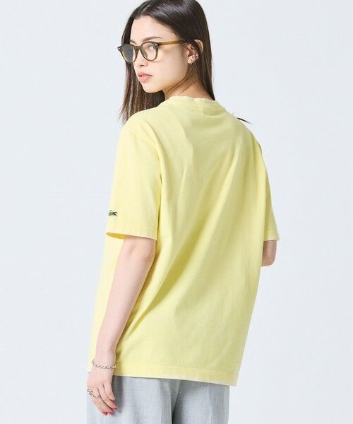LACOSTE / ラコステ Tシャツ | ヴィンテージエフェクト ロゴTシャツ | 詳細3