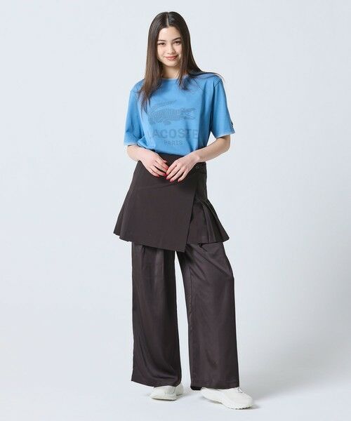 LACOSTE / ラコステ Tシャツ | ヴィンテージエフェクト ロゴTシャツ | 詳細8