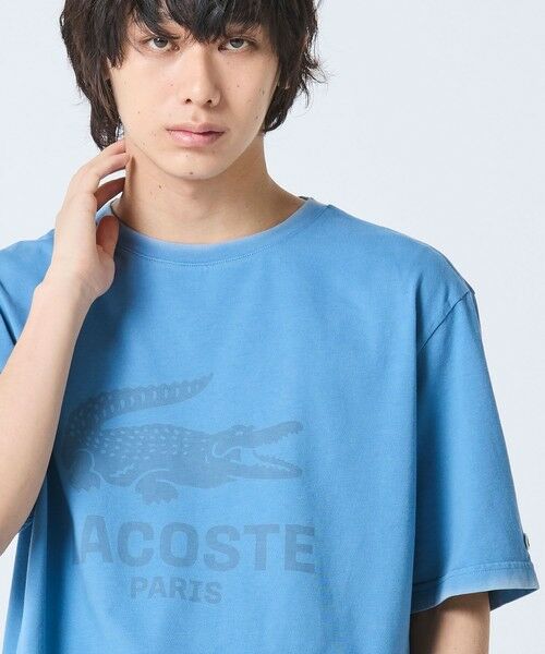 LACOSTE / ラコステ Tシャツ | ヴィンテージエフェクト ロゴTシャツ | 詳細9