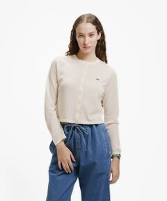 LACOSTE / ラコステ カーディガン・ボレロ | 丸首ラメニットカーディガン
