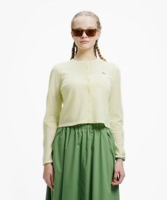 LACOSTE / ラコステ カーディガン・ボレロ | 丸首ラメニットカーディガン