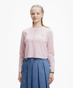 LACOSTE / ラコステ カーディガン・ボレロ | 丸首ラメニットカーディガン