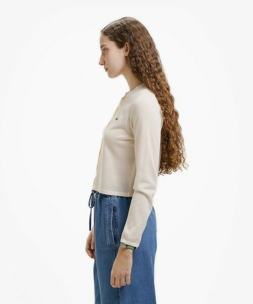 LACOSTE / ラコステ カーディガン・ボレロ | 丸首ラメニットカーディガン | 詳細3
