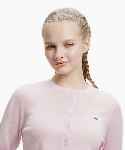 LACOSTE / ラコステ カーディガン・ボレロ | 丸首ラメニットカーディガン | 詳細16