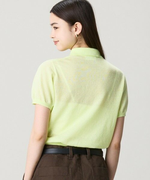 LACOSTE / ラコステ ポロシャツ | シアーラメニットポロシャツ | 詳細12