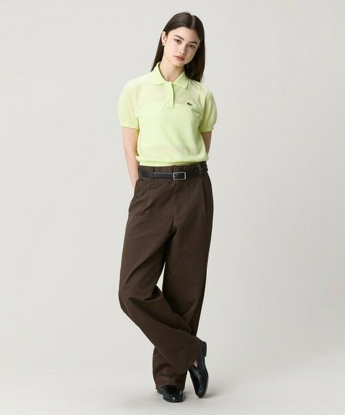 LACOSTE / ラコステ ポロシャツ | シアーラメニットポロシャツ | 詳細13