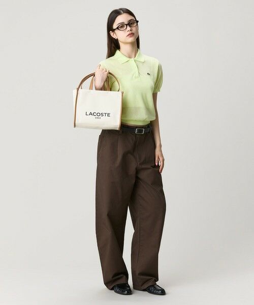 LACOSTE / ラコステ ポロシャツ | シアーラメニットポロシャツ | 詳細14