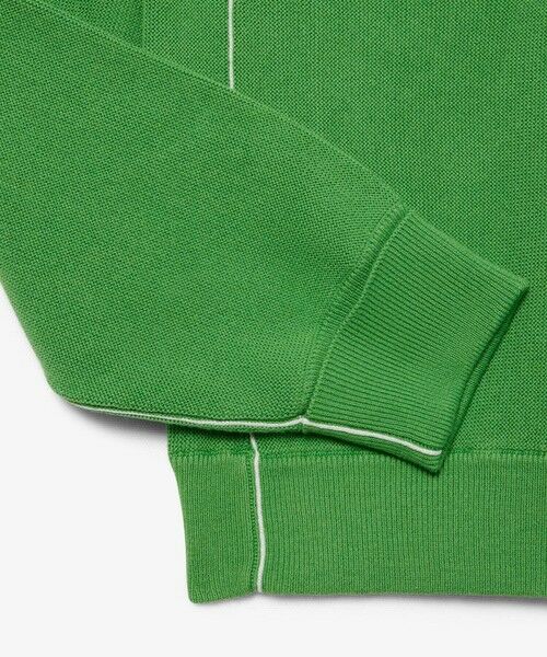 LACOSTE / ラコステ カーディガン・ボレロ | 配色シームライン Vネックショートニットカーディガン | 詳細6