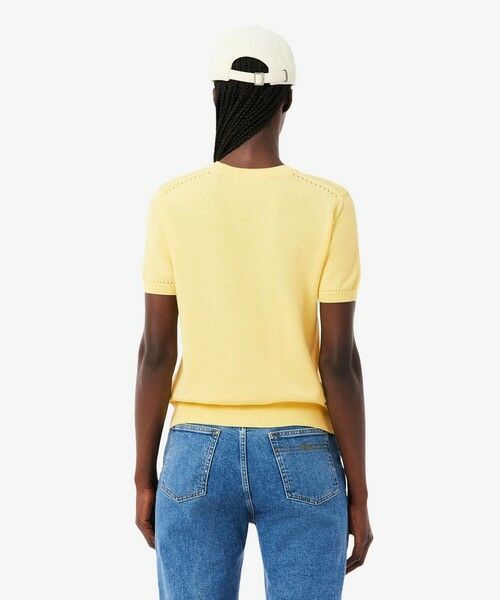 LACOSTE / ラコステ ニット・セーター | シームレス3Dニット半袖セーター | 詳細2