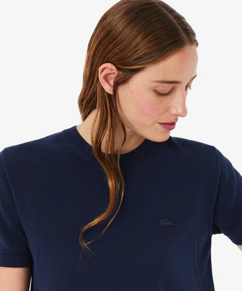 LACOSTE / ラコステ ニット・セーター | シームレス3Dニット半袖セーター | 詳細4