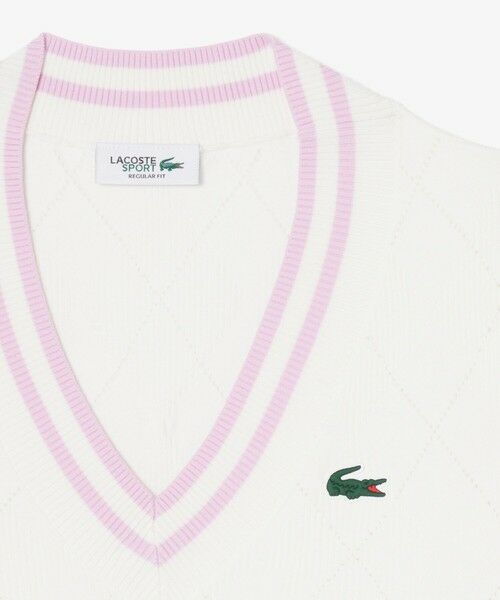 LACOSTE / ラコステ ベスト | ダイヤモチーフニットベスト | 詳細1