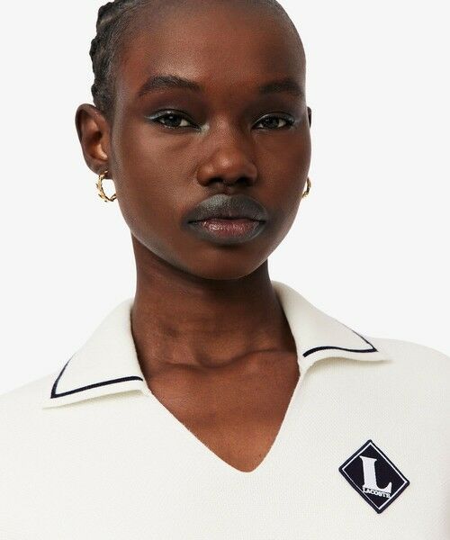 LACOSTE / ラコステ ニット・セーター | フランスメイド スキッパーネックポロシャツ | 詳細1