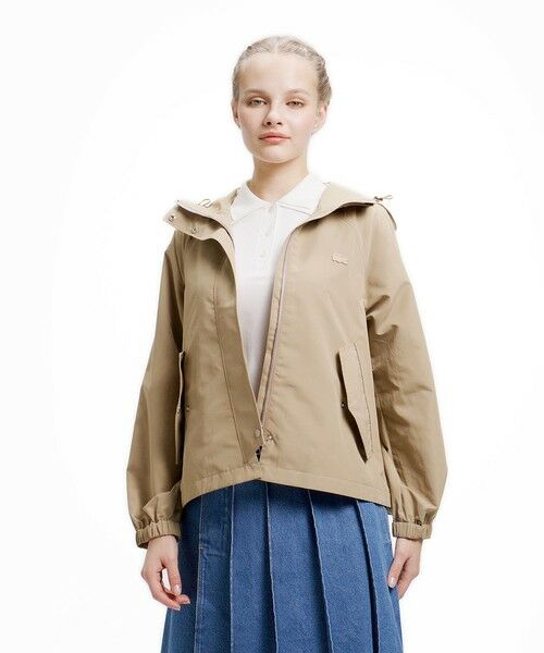 LACOSTE / ラコステ その他アウター | インパーテッドプリーツ Aラインマウンテンパーカー | 詳細2