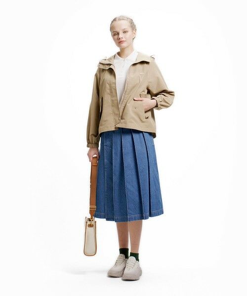 LACOSTE / ラコステ その他アウター | インパーテッドプリーツ Aラインマウンテンパーカー | 詳細6