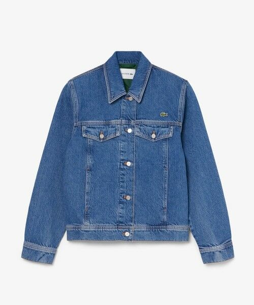 LACOSTE / ラコステ Gジャン・デニムジャケット | ベーシックデニムジャケット（ブルー）