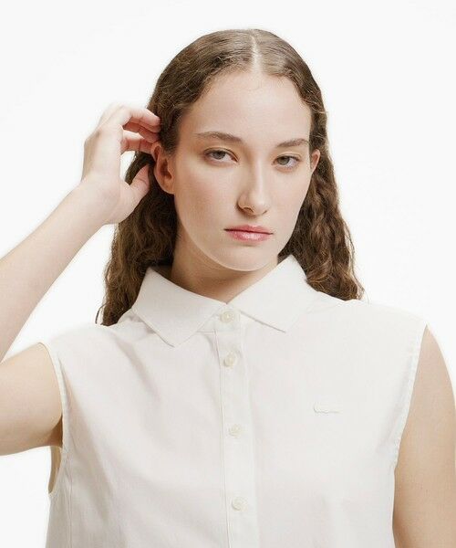 LACOSTE / ラコステ シャツ・ブラウス | ノースリーブAラインシャツ | 詳細11