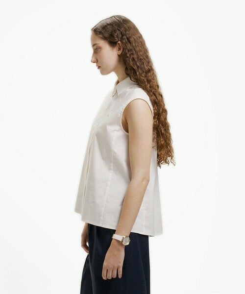 LACOSTE / ラコステ シャツ・ブラウス | ノースリーブAラインシャツ | 詳細13