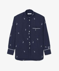 LACOSTE / ラコステ シャツ・ブラウス | プレイヤージャカード ストライプオーバーサイズシャツ
