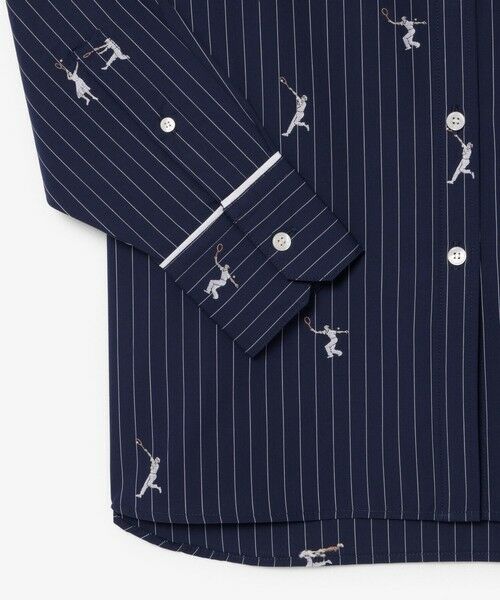 LACOSTE / ラコステ シャツ・ブラウス | プレイヤージャカード ストライプオーバーサイズシャツ | 詳細3