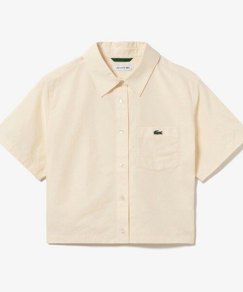LACOSTE / ラコステ シャツ・ブラウス | クロップドボタンシャツ | 詳細4