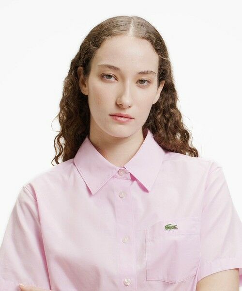 LACOSTE / ラコステ シャツ・ブラウス | クロップドボタンシャツ | 詳細13