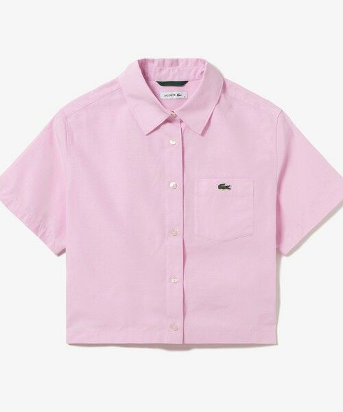 LACOSTE / ラコステ シャツ・ブラウス | クロップドボタンシャツ | 詳細16