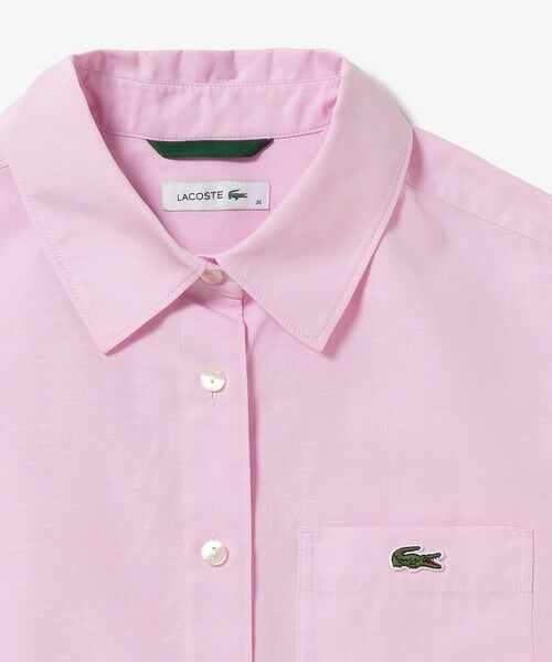 LACOSTE / ラコステ シャツ・ブラウス | クロップドボタンシャツ | 詳細18